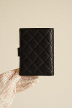 CHANEL 25S PASSPORT HOLDER | BLACK