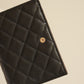 CHANEL 25S PASSPORT HOLDER | BLACK