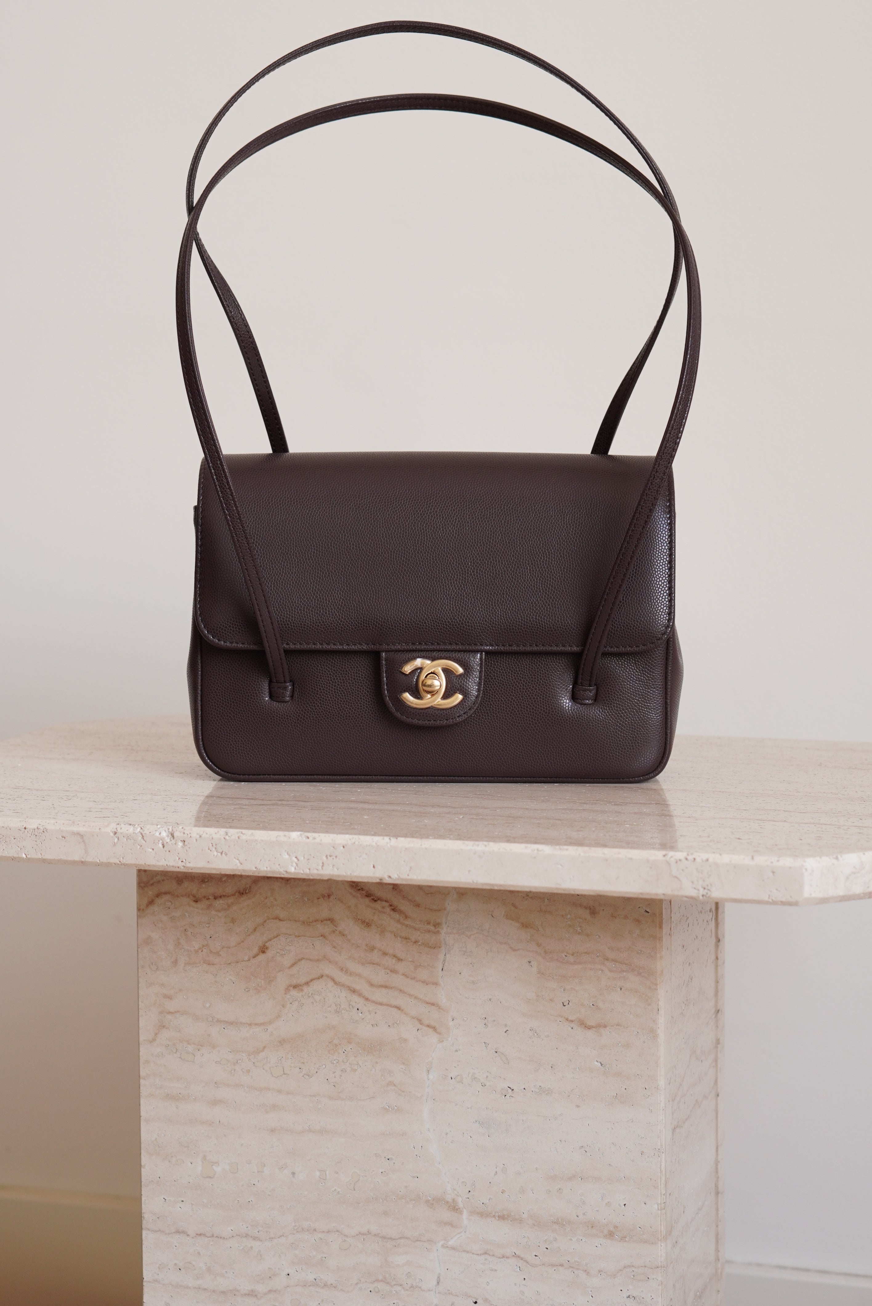 CHANEL 26P PREPPY COCO SMALL | BROWN