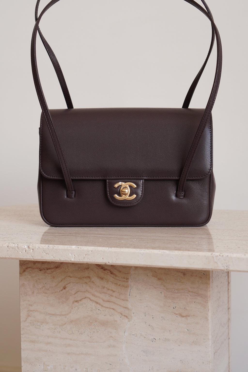 CHANEL 26P PREPPY COCO SMALL | BROWN