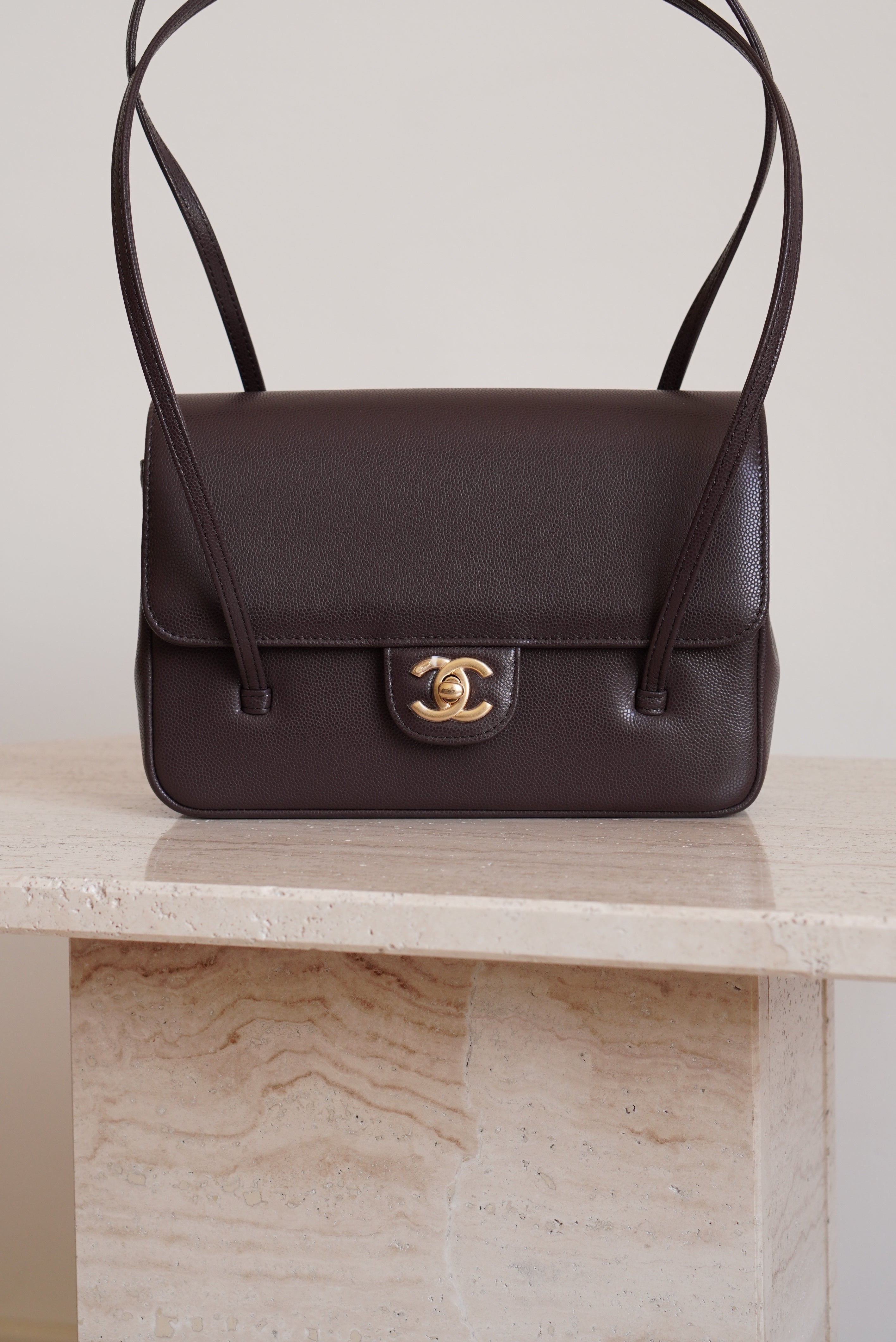 CHANEL 26P PREPPY COCO SMALL | BROWN