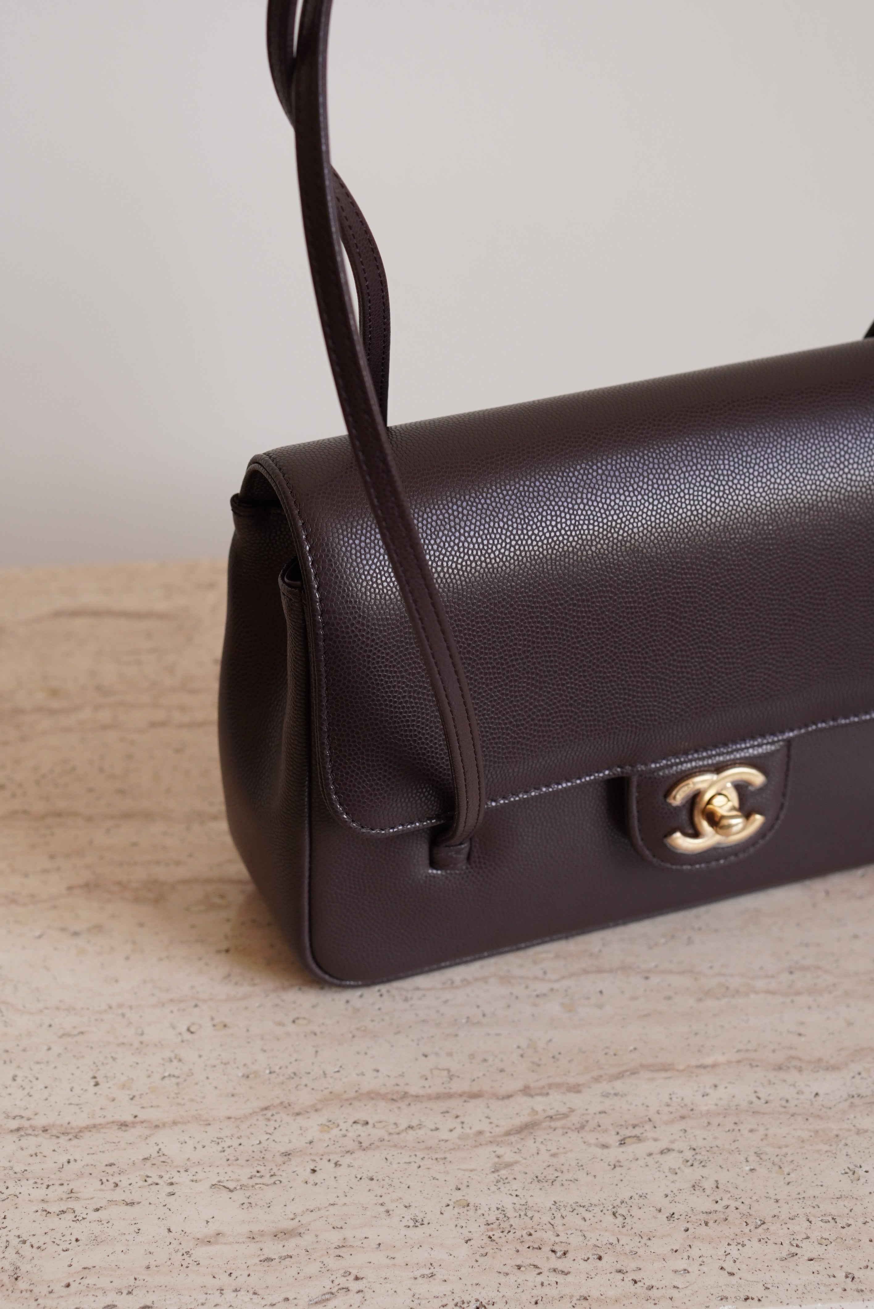 CHANEL 26P PREPPY COCO SMALL | BROWN