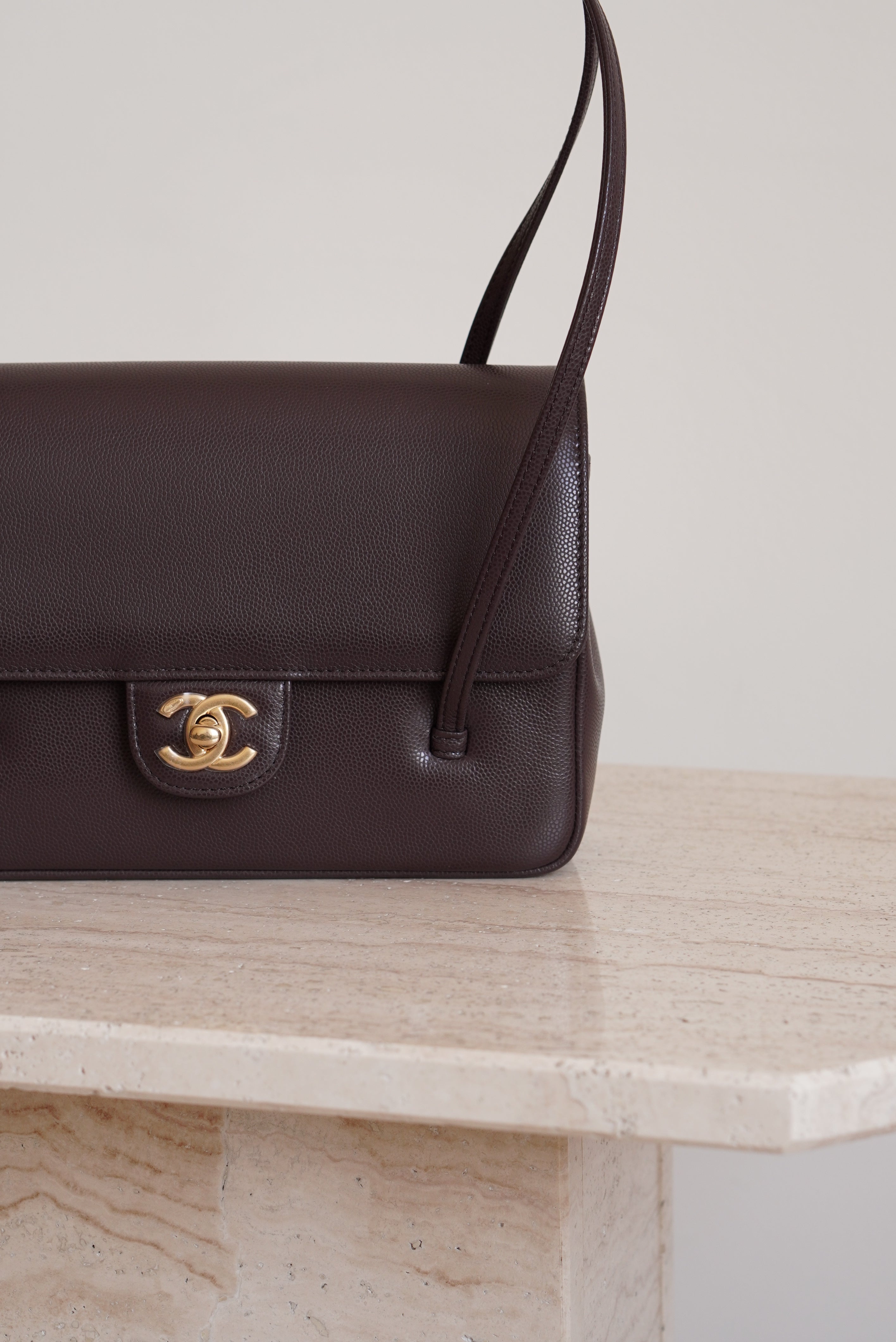 CHANEL 26P PREPPY COCO SMALL | BROWN
