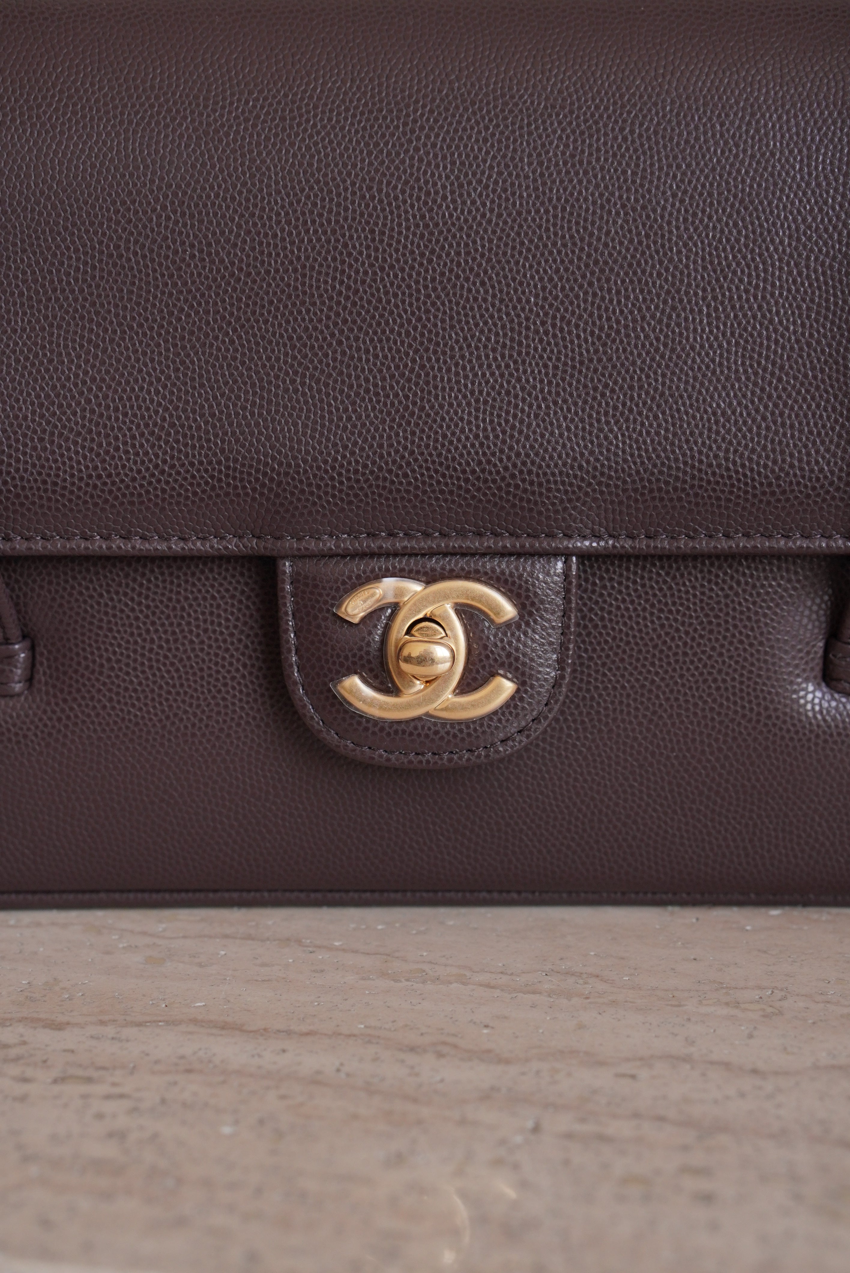 CHANEL 26P PREPPY COCO SMALL | BROWN