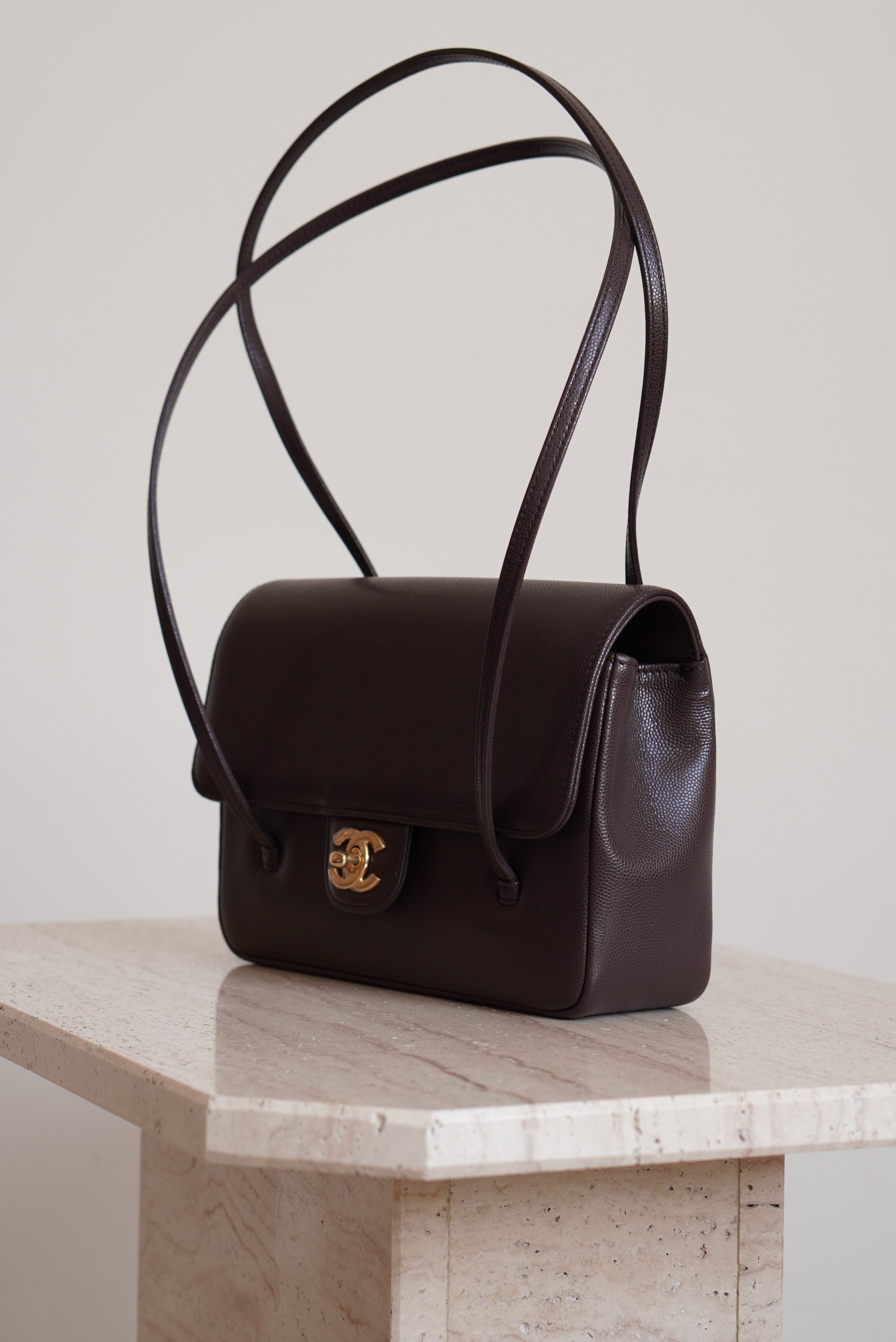 CHANEL 26P PREPPY COCO SMALL | BROWN