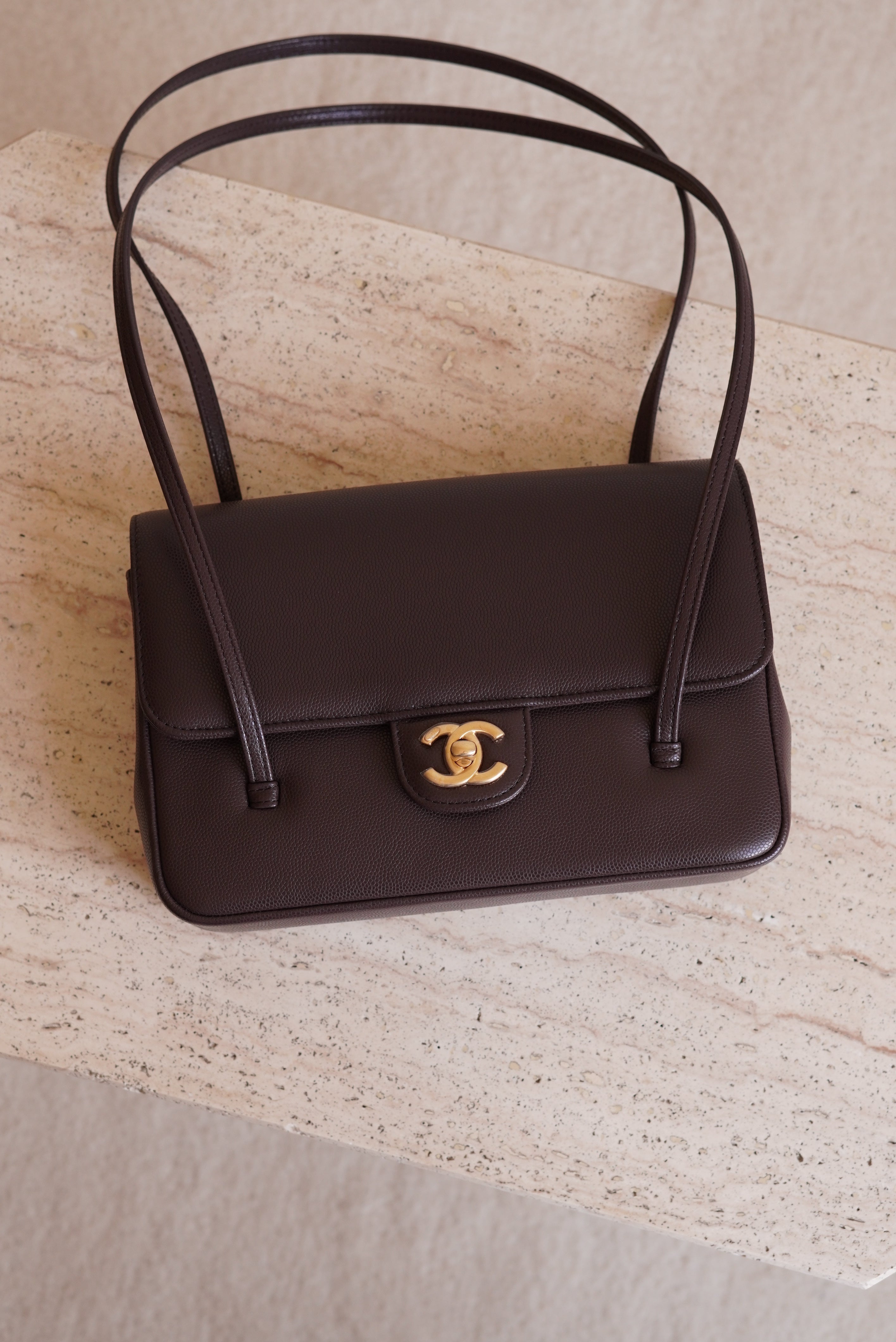 CHANEL 26P PREPPY COCO SMALL | BROWN