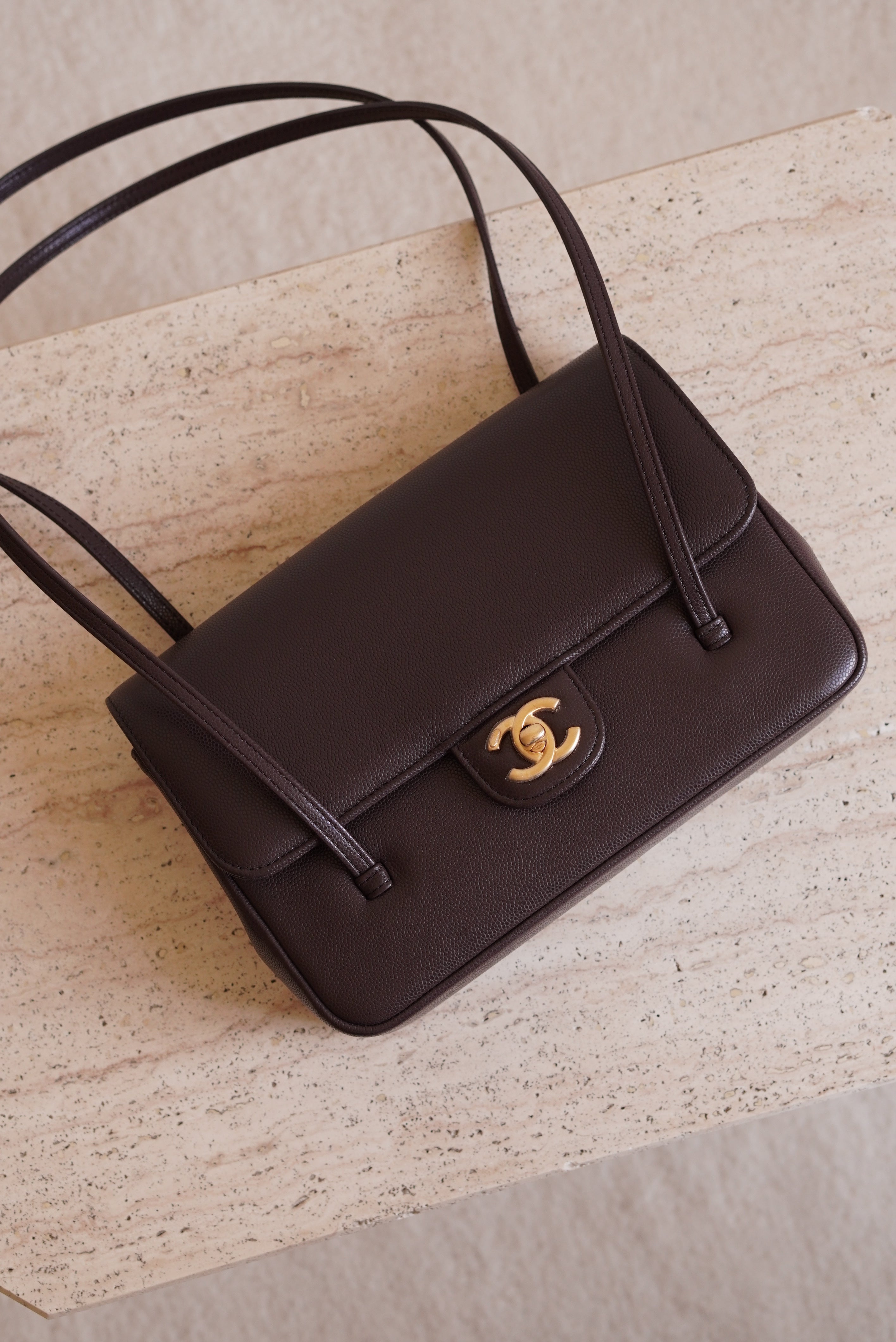 CHANEL 26P PREPPY COCO SMALL | BROWN