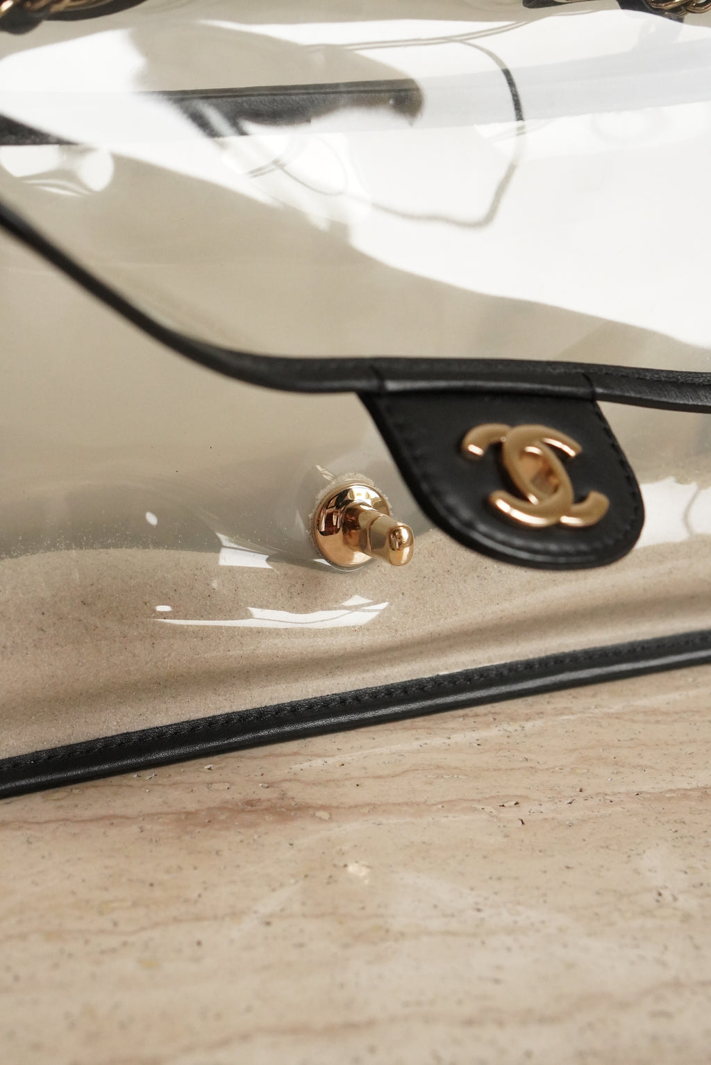 CHANEL MEDIUM SINGLE FLAP SAND BY THE SEA