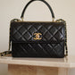 CHANEL CC TRENDY SMALL FLAP BAG | BLACK