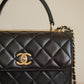 CHANEL CC TRENDY SMALL FLAP BAG | BLACK