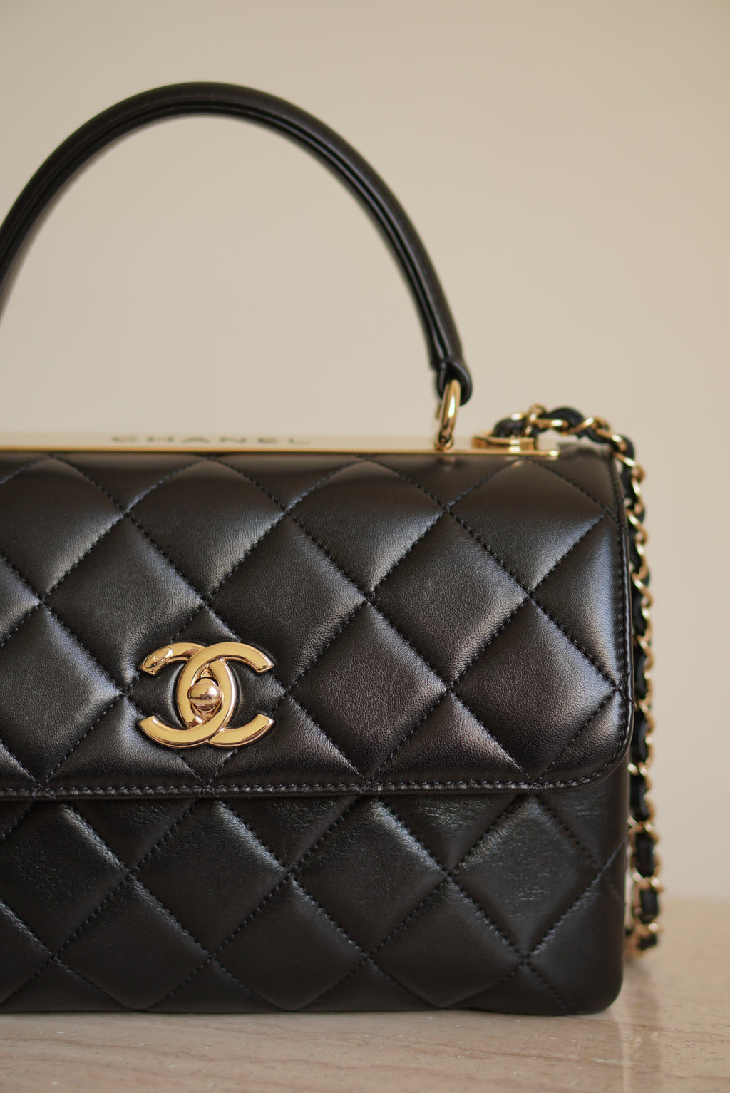 CHANEL CC TRENDY SMALL FLAP BAG | BLACK