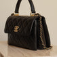 CHANEL CC TRENDY SMALL FLAP BAG | BLACK