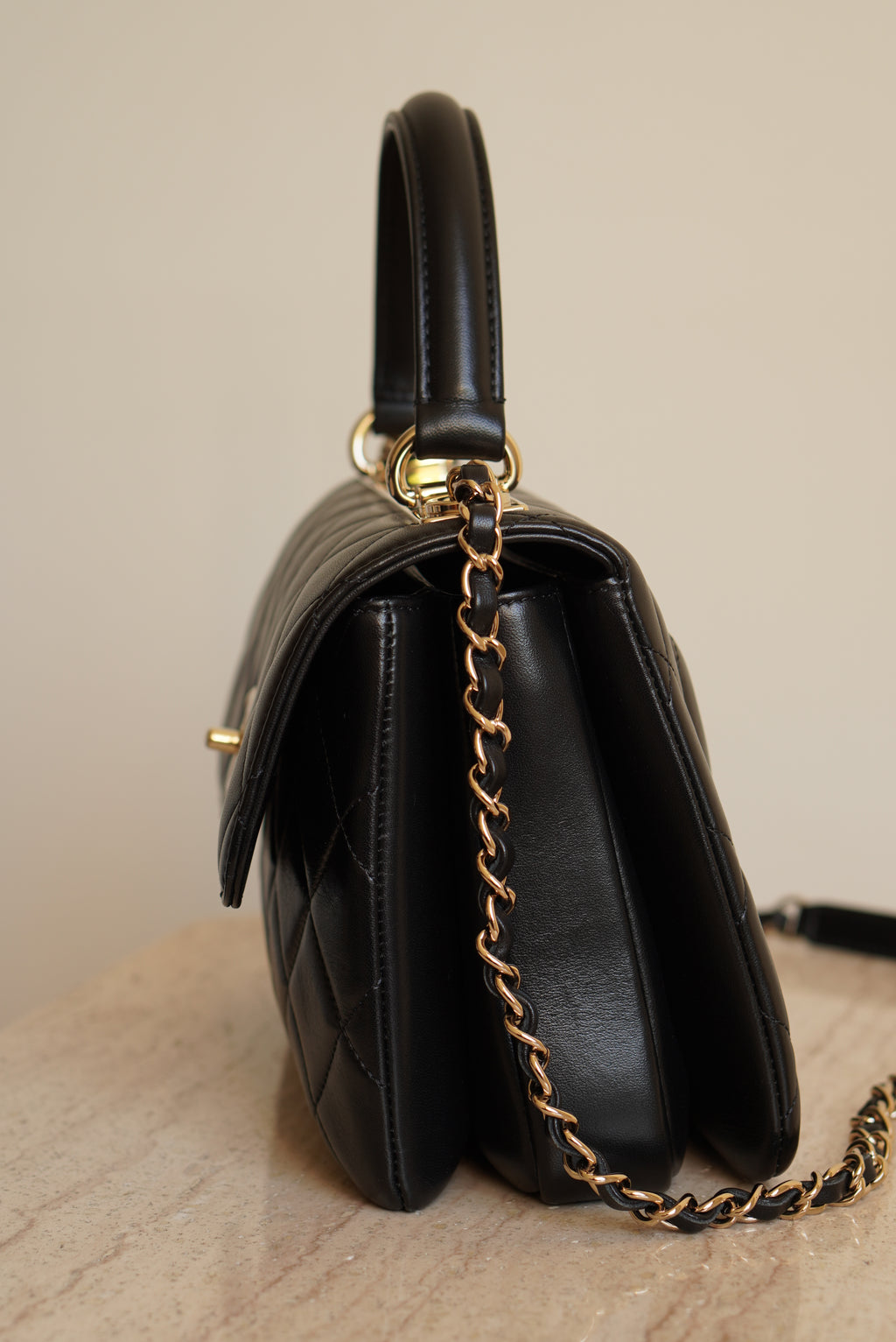 CHANEL CC TRENDY SMALL FLAP BAG | BLACK