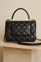 CHANEL CC TRENDY SMALL FLAP BAG | BLACK