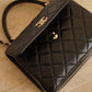 CHANEL CC TRENDY SMALL FLAP BAG | BLACK