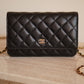 CHANEL WALLET ON CHAIN | BLACK