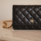 CHANEL WALLET ON CHAIN | BLACK