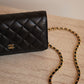 CHANEL WALLET ON CHAIN | BLACK