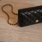 CHANEL WALLET ON CHAIN | BLACK