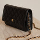 CHANEL WALLET ON CHAIN | BLACK