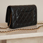 CHANEL WALLET ON CHAIN | BLACK