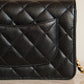 CHANEL WALLET ON CHAIN | BLACK