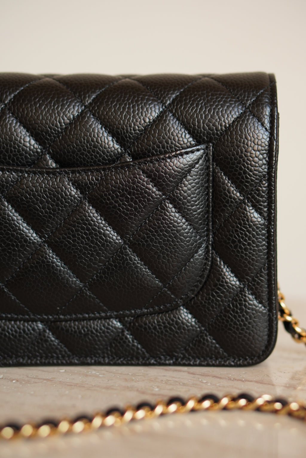CHANEL WALLET ON CHAIN | BLACK