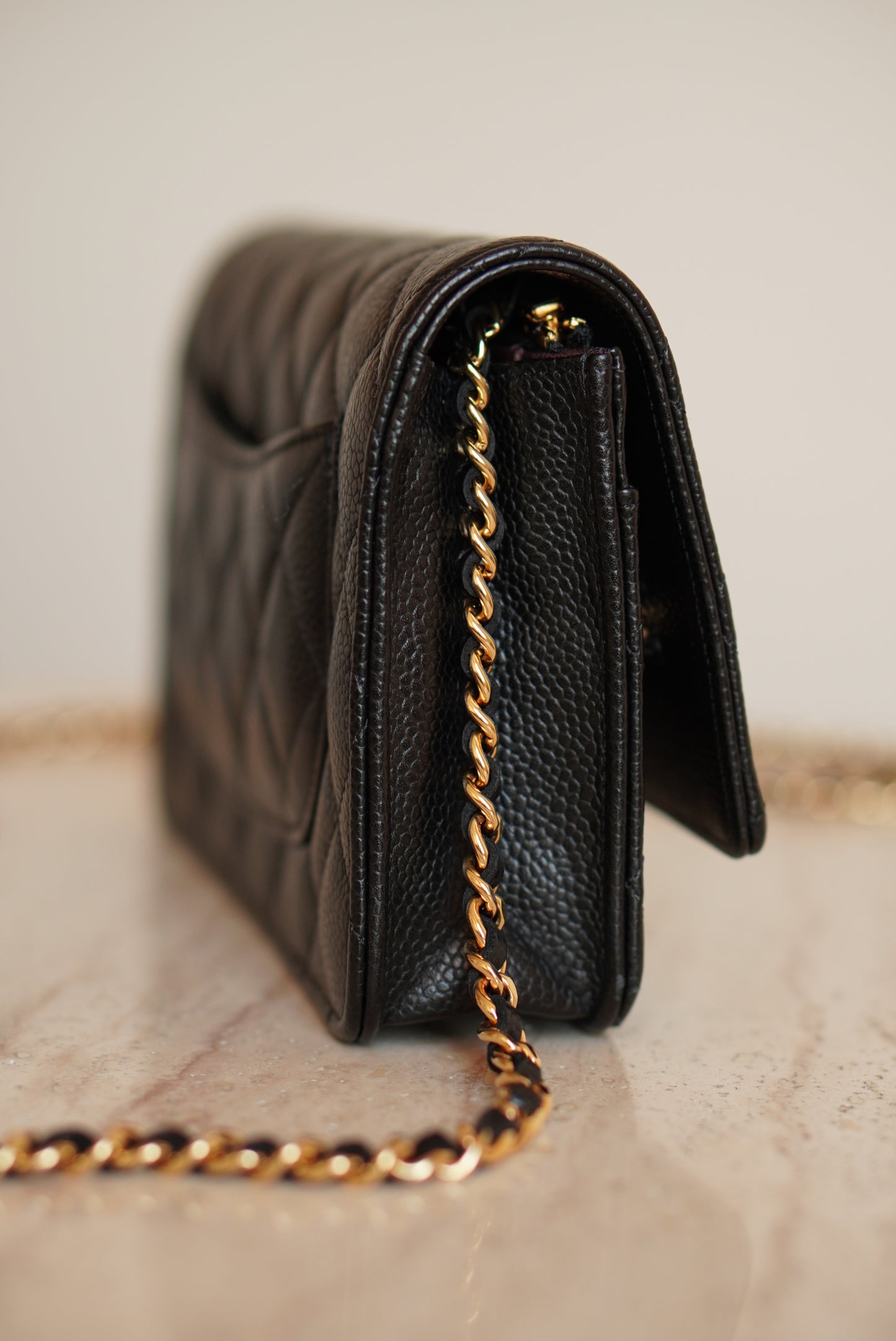 CHANEL WALLET ON CHAIN | BLACK