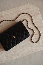 CHANEL WALLET ON CHAIN | BLACK