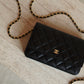 CHANEL WALLET ON CHAIN | BLACK