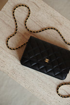 CHANEL WALLET ON CHAIN | BLACK