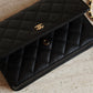 CHANEL WALLET ON CHAIN | BLACK