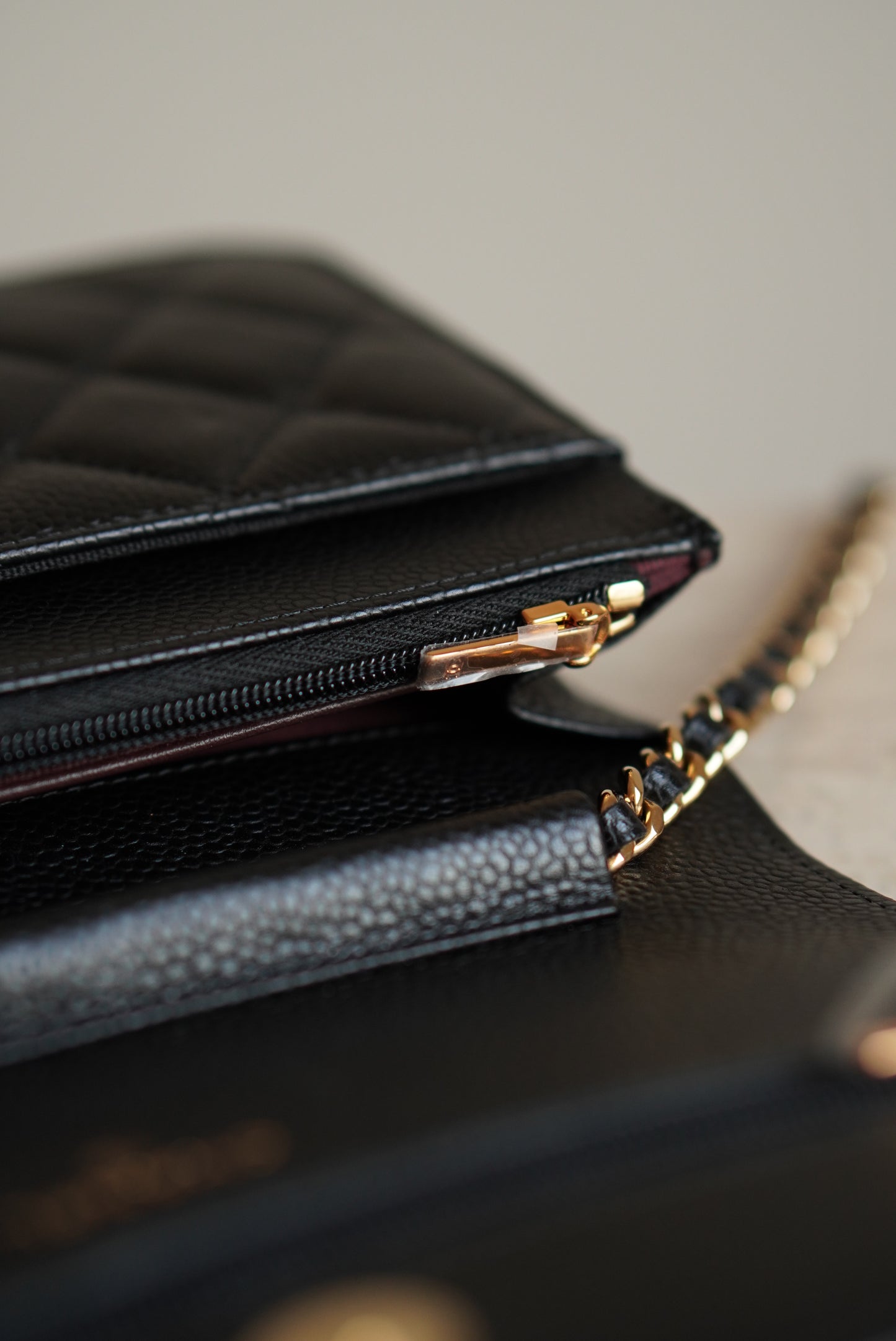 CHANEL WALLET ON CHAIN | BLACK