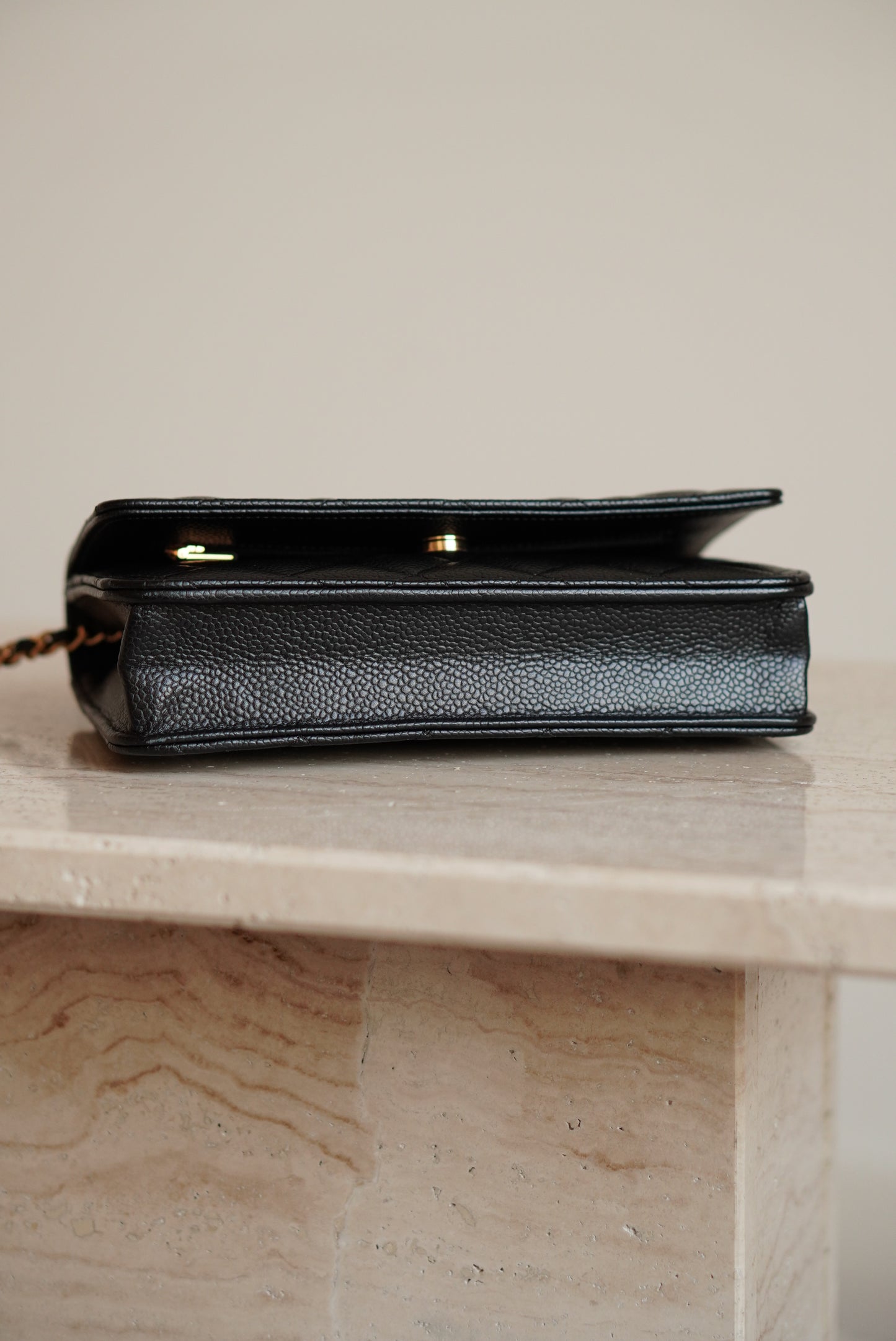 CHANEL WALLET ON CHAIN | BLACK