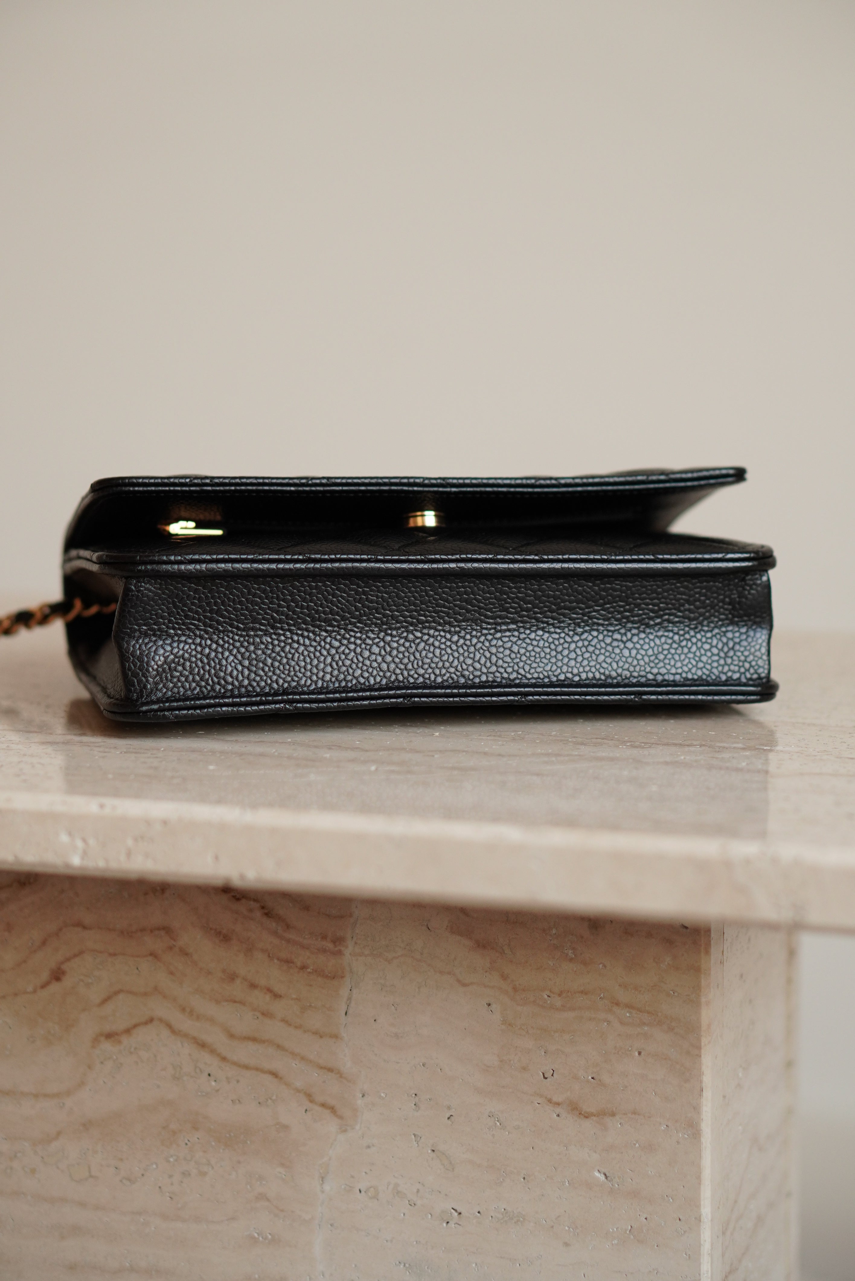 CHANEL WALLET ON CHAIN | BLACK