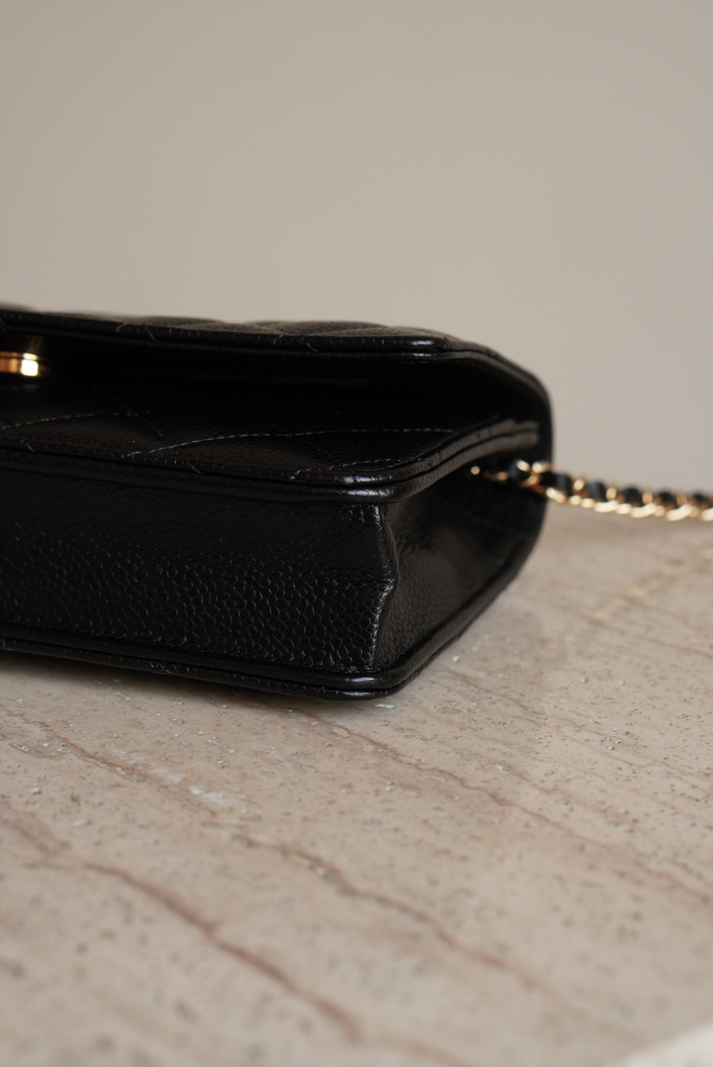 CHANEL WALLET ON CHAIN | BLACK