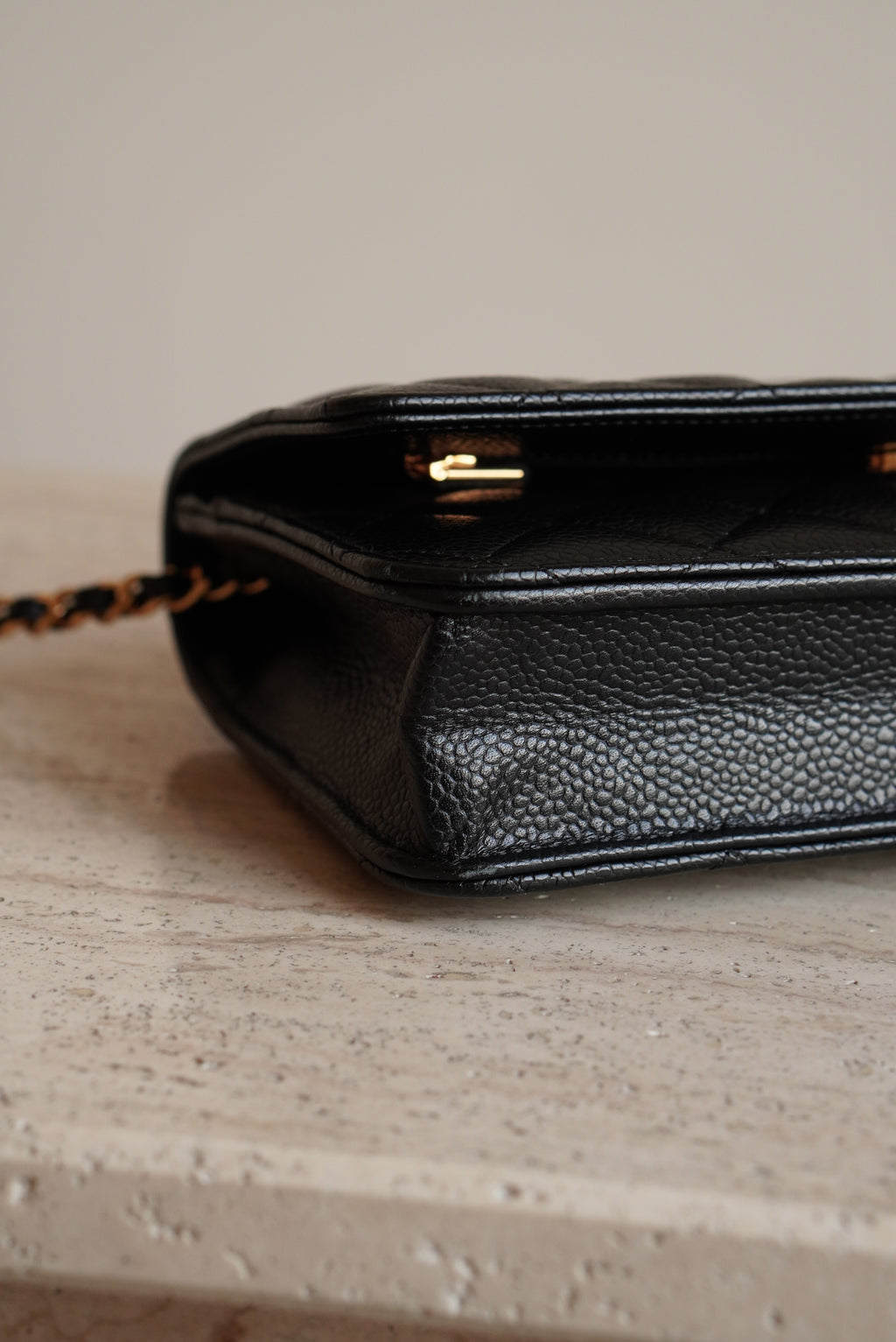 CHANEL WALLET ON CHAIN | BLACK
