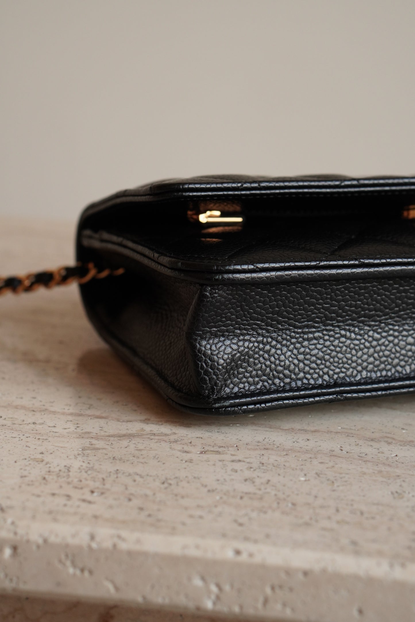 CHANEL WALLET ON CHAIN | BLACK