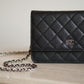 CHANEL WALLET ON CHAIN | BLACK