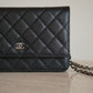 CHANEL WALLET ON CHAIN | BLACK