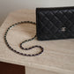 CHANEL WALLET ON CHAIN | BLACK
