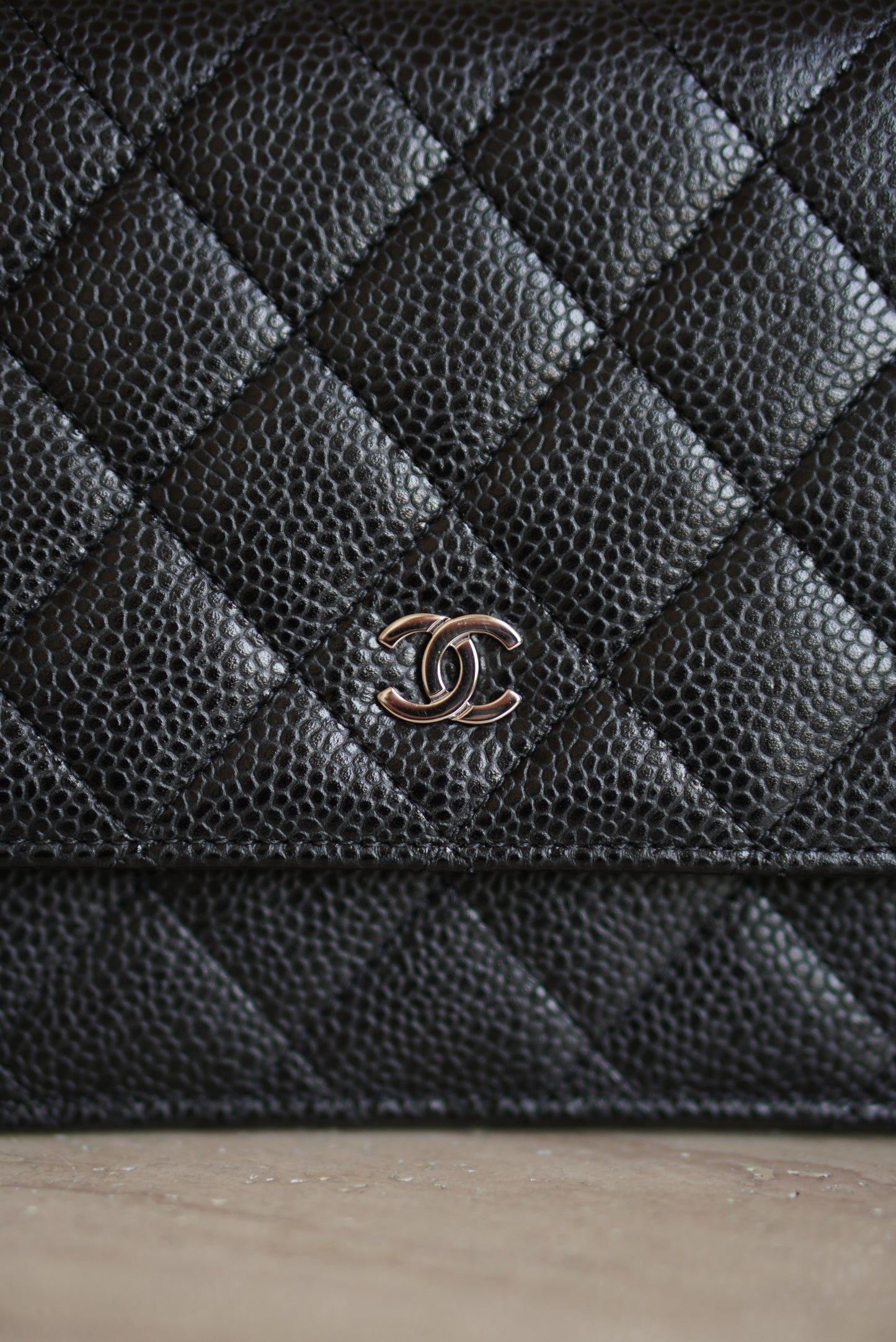 CHANEL WALLET ON CHAIN | BLACK
