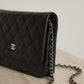 CHANEL WALLET ON CHAIN | BLACK