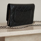 CHANEL WALLET ON CHAIN | BLACK