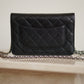 CHANEL WALLET ON CHAIN | BLACK