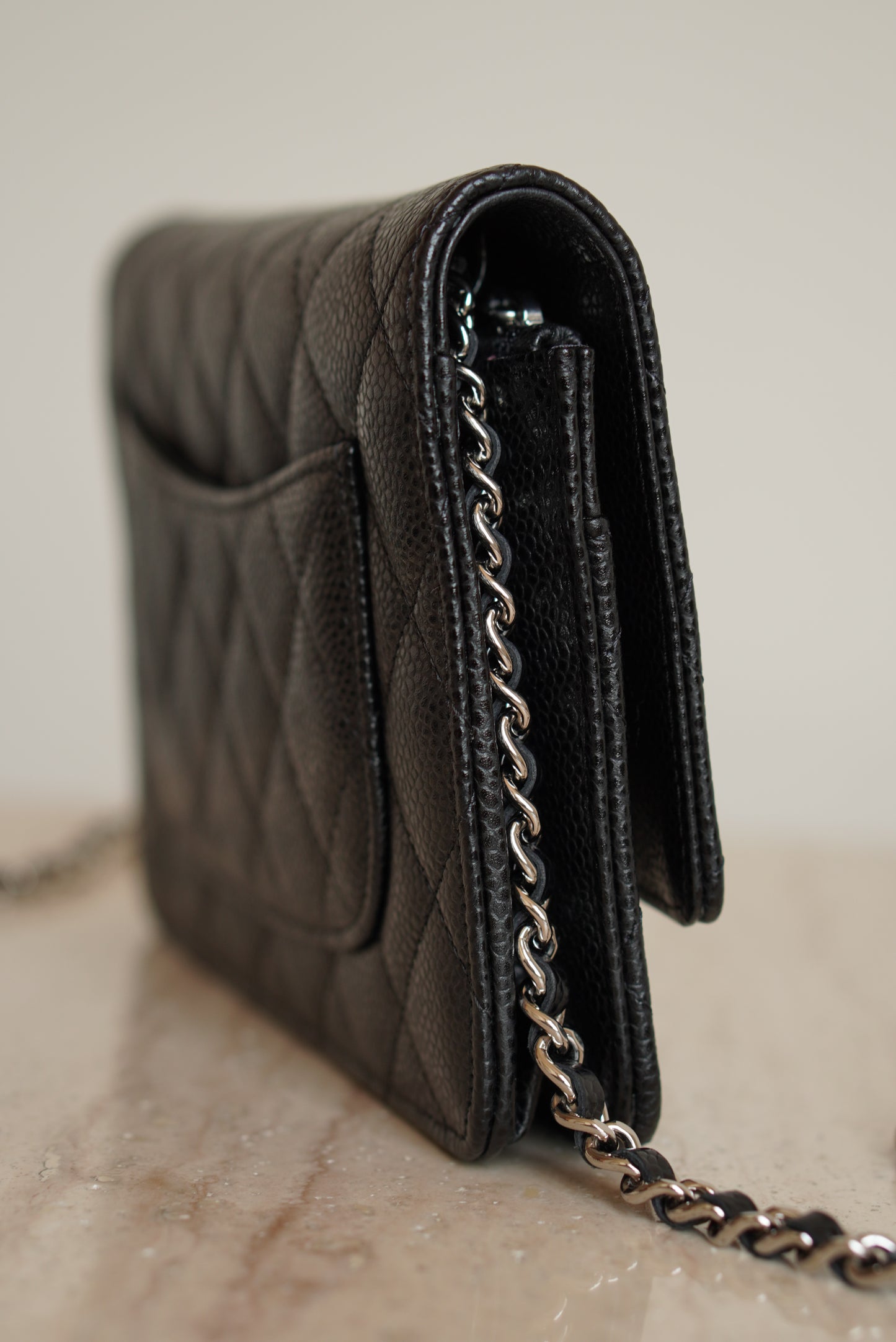 CHANEL WALLET ON CHAIN | BLACK