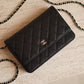 CHANEL WALLET ON CHAIN | BLACK