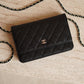 CHANEL WALLET ON CHAIN | BLACK