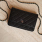 CHANEL WALLET ON CHAIN | BLACK