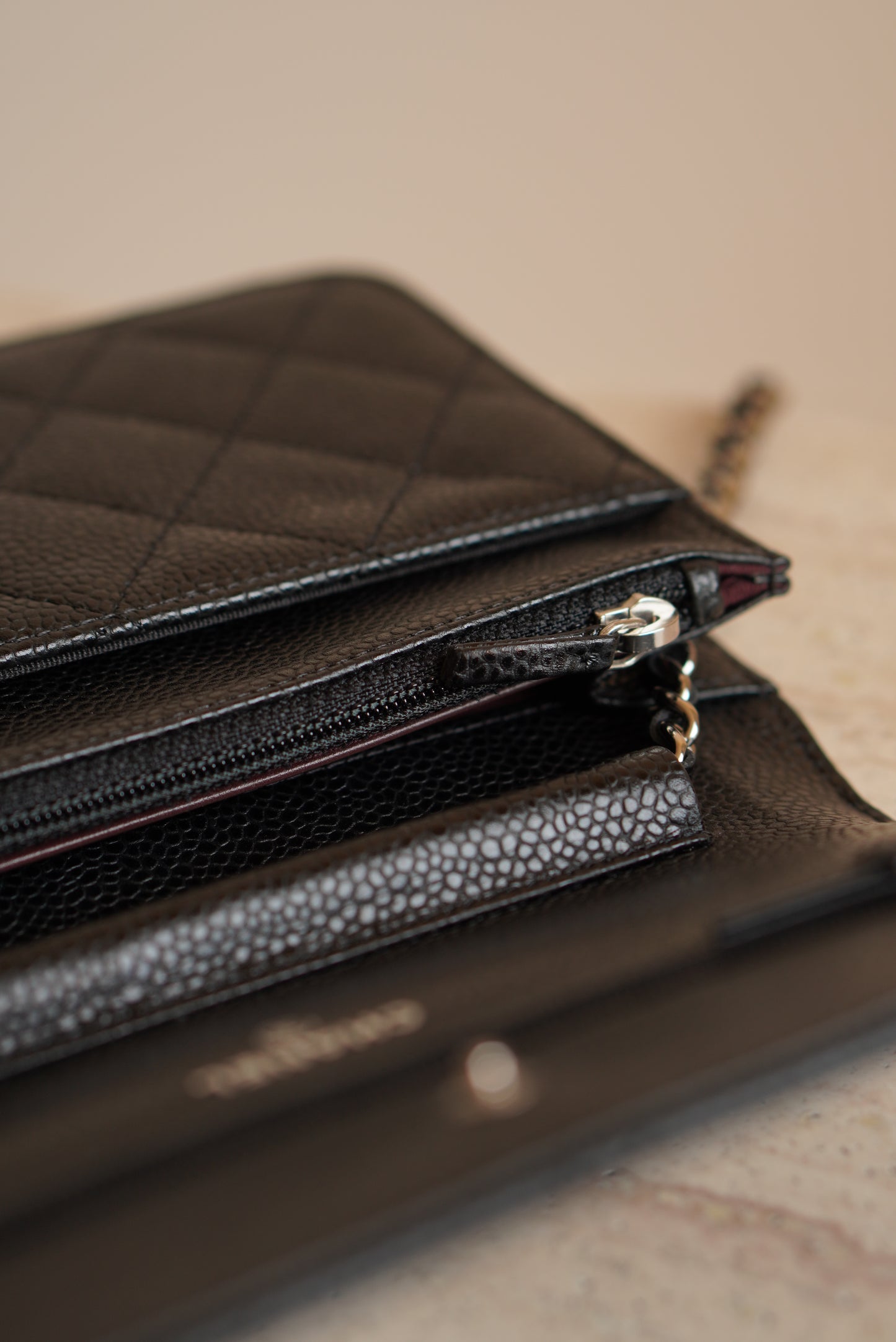 CHANEL WALLET ON CHAIN | BLACK